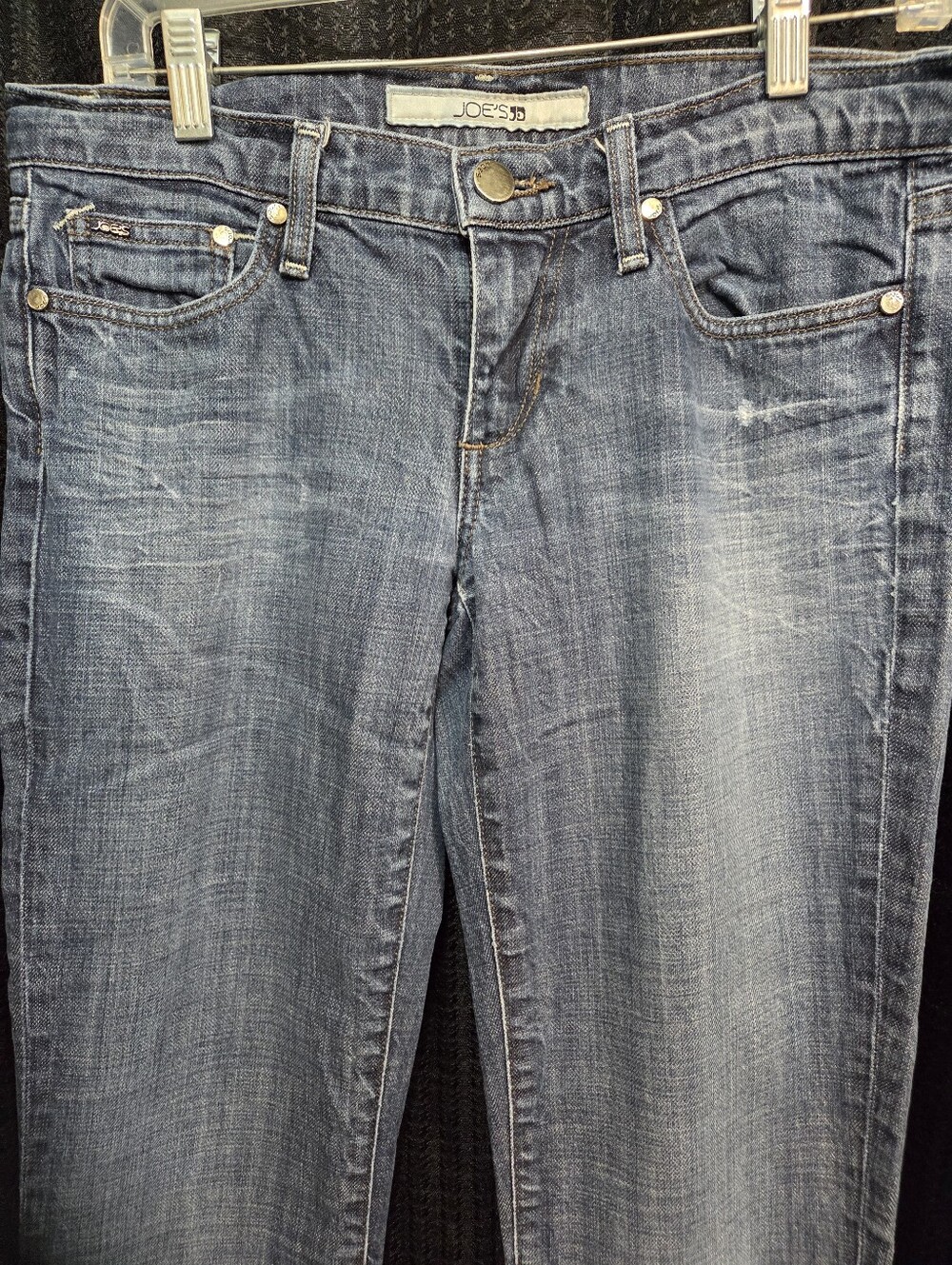 Joe's Jeans Light Wash Denim Waistband Detail